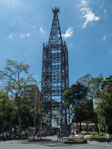 This wooden tower is all that remains of the early 20th-century cableway that carried coffee more than 40 miles from the mountains to river ports