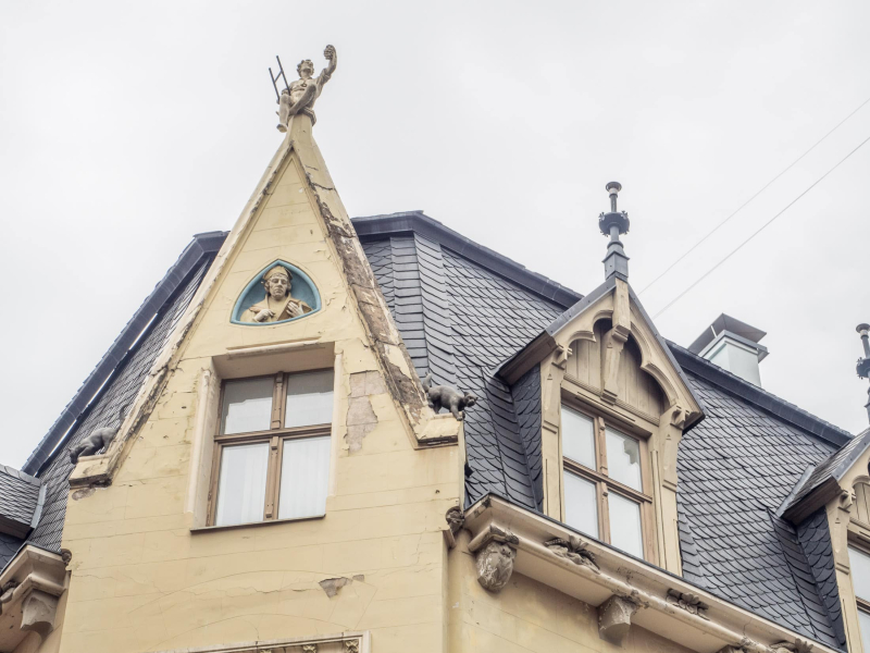 A whimsical house in Riga's old town