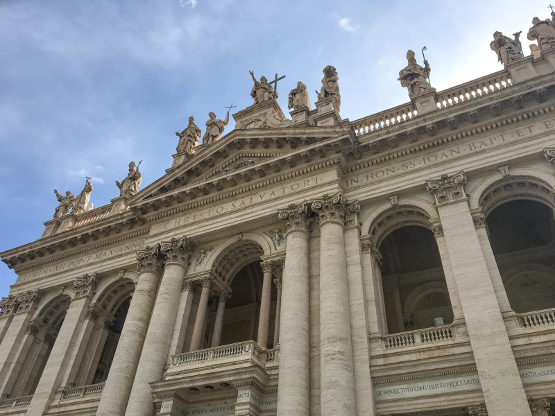 The archbasilica of San Giovanni in Laterano is the second most important Roman Catholic church after St. Peter's Basilica