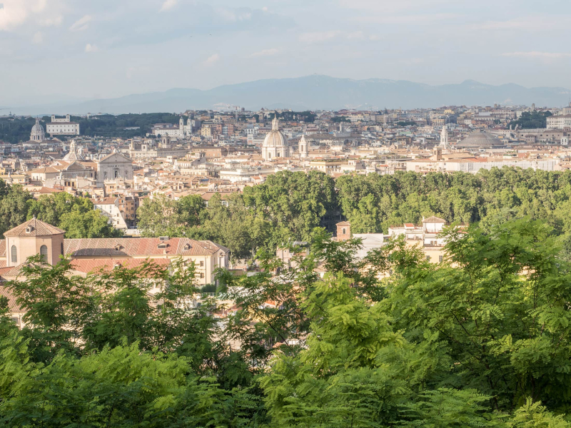 View of Rome from the Gianicolo (Janiculum) Hill