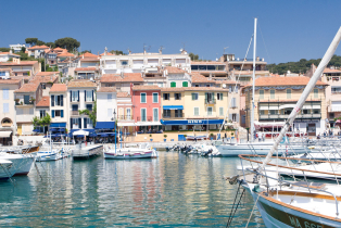 The pretty little seaside town of Cassis near Marseille (we ate a good seafood meal at Nino)