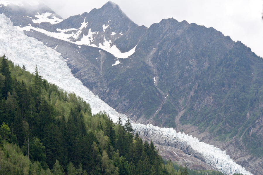 A glacier near Chamonix