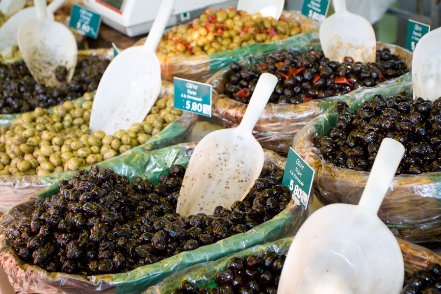 Olives are also a staple in the Provence region of southern France