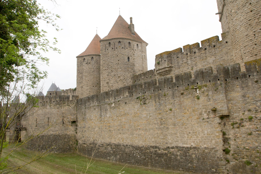 The castle has nearly 2 miles of double walls and 52 towers