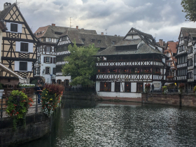 The medieval center of the eastern French city of Strasbourg