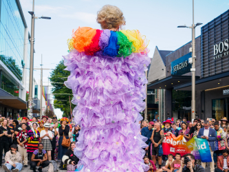 Hours after we landed in New Zealand, Christchurch kicked off its LGBTQ+ Pride Festival a few blocks from our hostel
