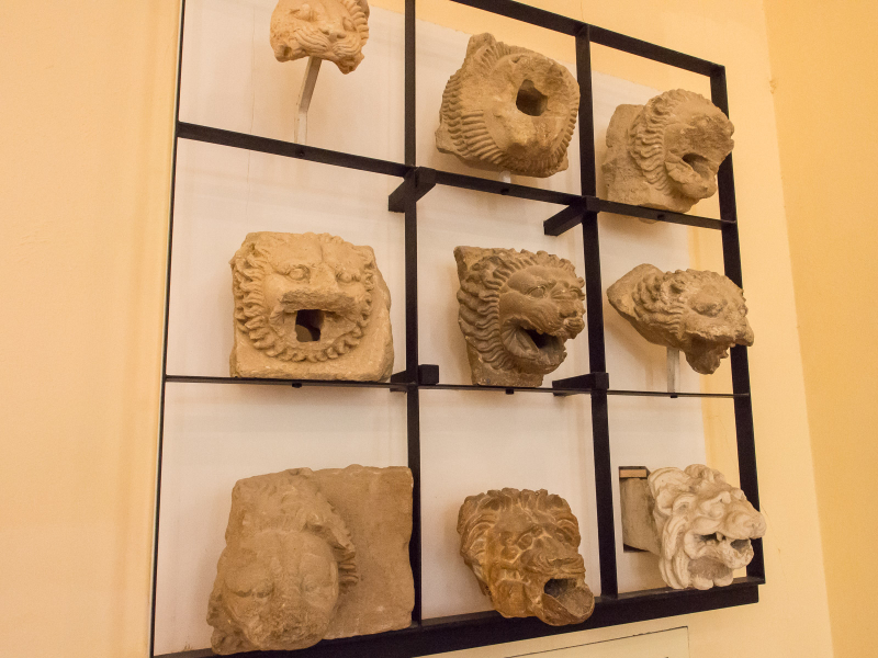 Many of Agrigento's temples had carved lion heads on their downspouts