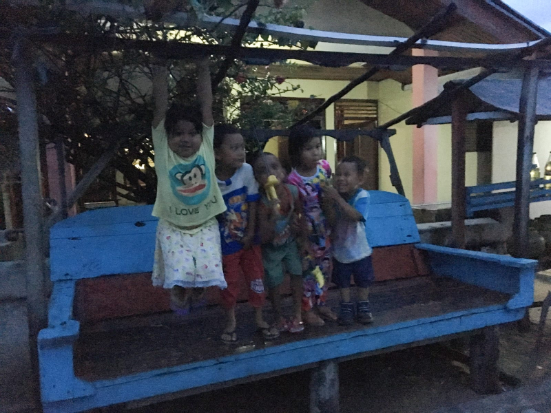 These kids followed us through the village and wanted their picture taken, but they couldn't keep still