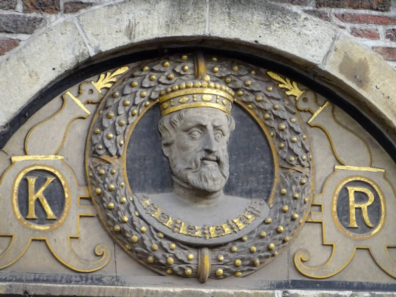 . . . including Charles V (king of Flanders and Spain and Holy Roman Emperor), who was born in Ghent in 1500