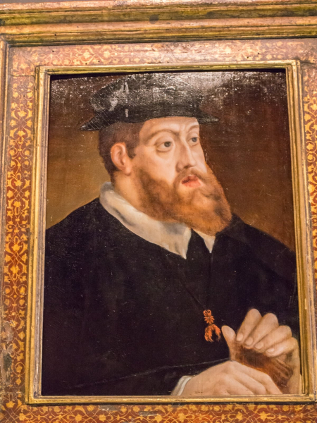 A late portrait of Holy Roman Emperor Charles V, who was born in Ghent