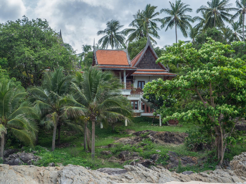 A pretty old house just down the beach from ours (part of the Khanom Hill Resort)