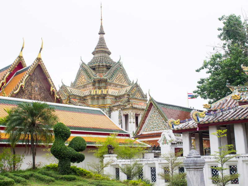 The wat's four-gabled library was built to hold scared texts