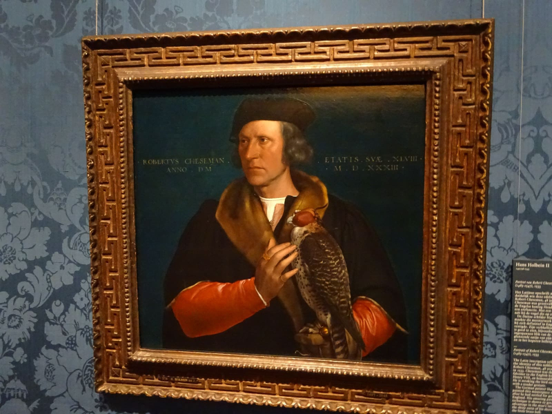 Henry VIII's master of falcons, by Holbein