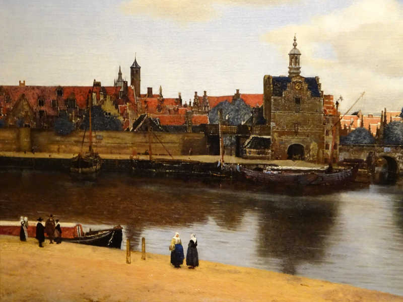 Detail from Vermeer's View of Delft
