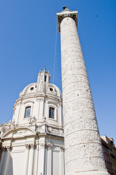 Column celebrating Emperor Trajan's victories in Dacia (Romania)