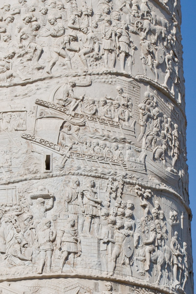 Detail of Trajan's column