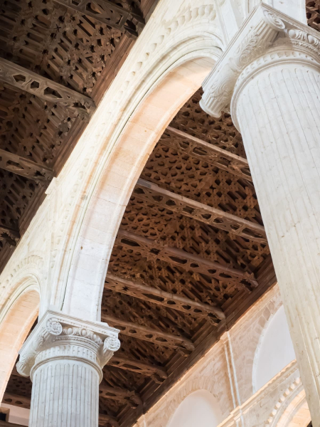 Moorish ceiling and classical columns