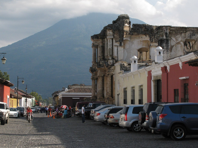 Antigua is full of old Baroque churches that were left in ruins after a series of earthquakes in the 1700s, which caused the capital to be moved to Guatemala City