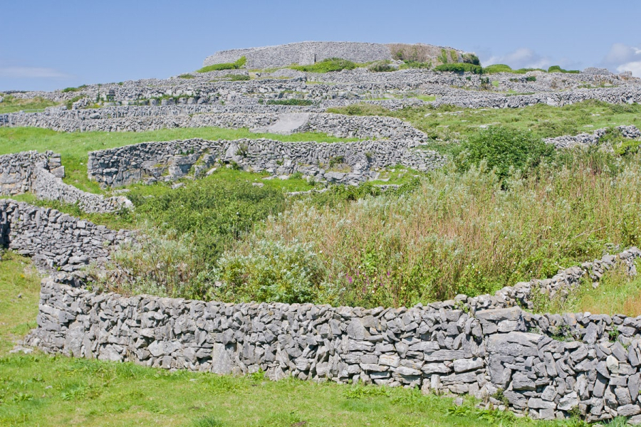 One of two old stone ringforts on Inishmaan