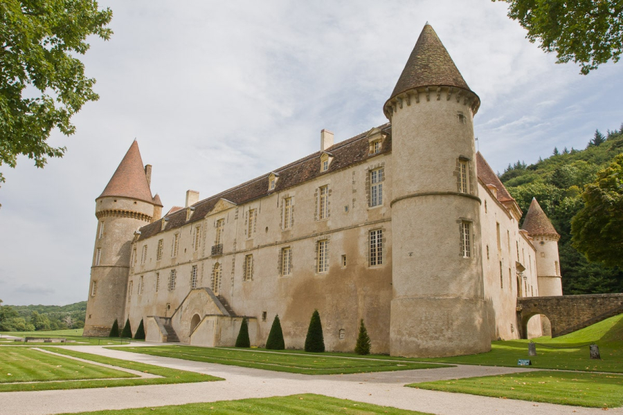 The Chateau de Bazoches near Vezelay, built in the 1100s and modified in the 1600s