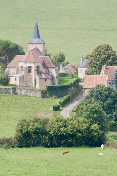 Marshal de Vauban is buried in this small church near the chateau