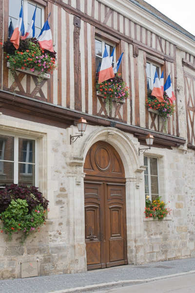 The very French town hall in the small town of Nogent