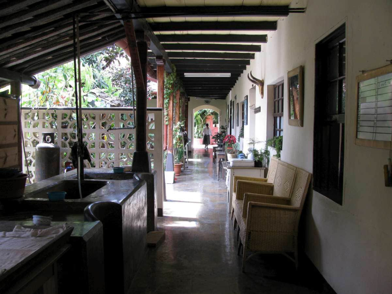 More verandas at our guesthouse; in a hot country like Guatemala, much of life is lived out of doors in hopes of catching a breeze