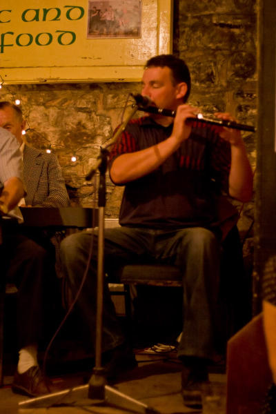 A musician from the Kilfenora Ceili Band, which is known throughout Ireland