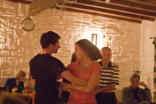 A dance in the village hall in Kilfenora in County Clare
