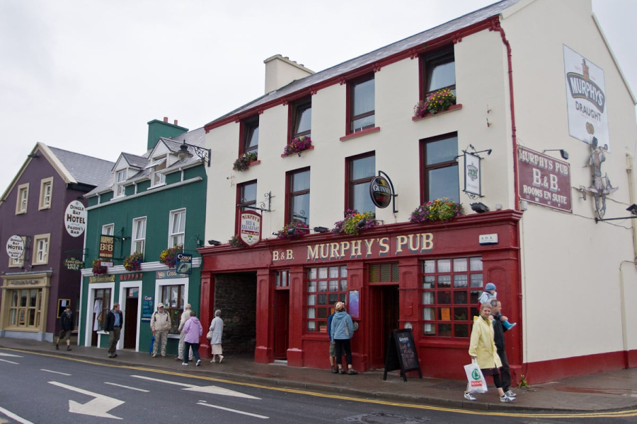 Cute, but much too touristy, Dingle is the main town on the beautiful Dingle Peninsula. Its many pubs host musicians most nights (some good, some not so good).