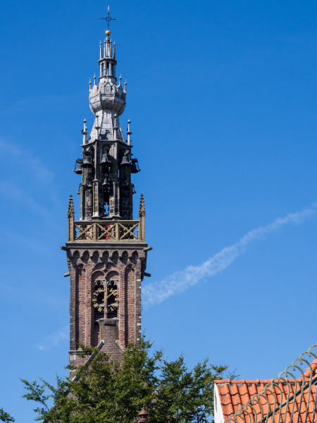 These 1566 bells on Edam's Carillon Tower play tunes every quarter hour