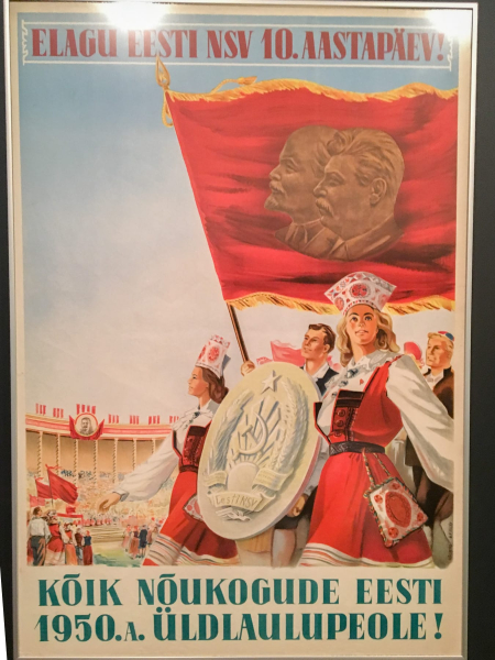 The Kumu Museum has a collection of Soviet Estonian propaganda posters