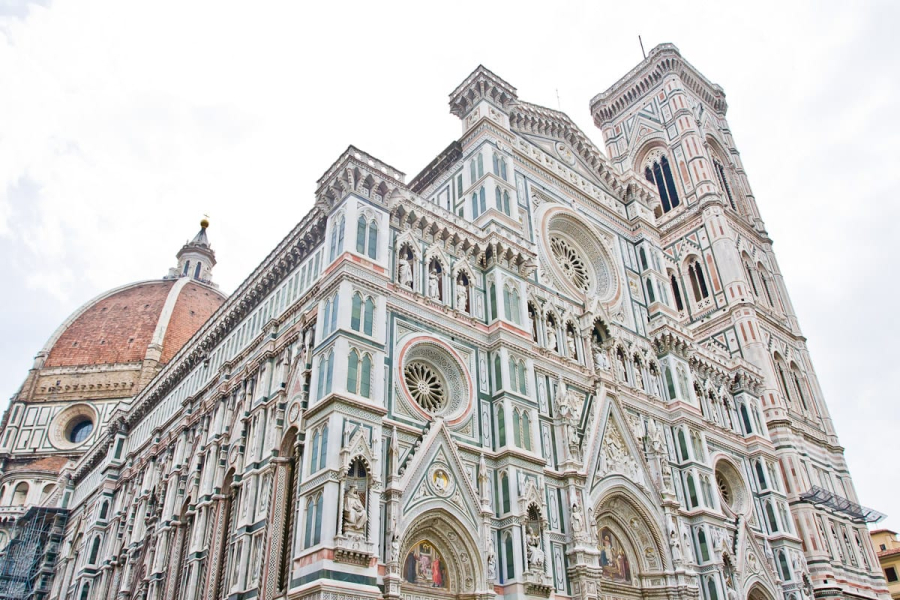Under the wealthy Medici family, Florence became the artistic center of Renaissance Italy. Tourists flock here to see the famous cathedral and art museums. Sadly, rain and restrictions on photos in museums and churches kept us from taking many pictures.