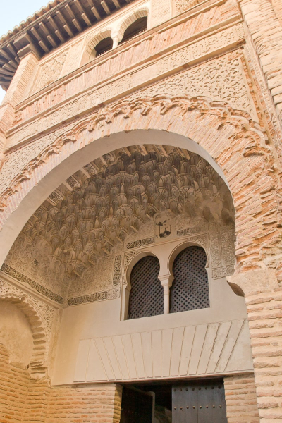 The Corral de Carbon near the cathedral is one of the few bits of Moorish decoration left in downtown Granada.