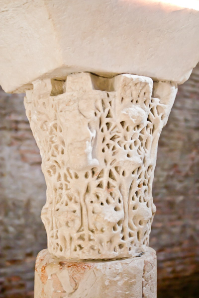 A column from an 11th century Islamic bathhouse.