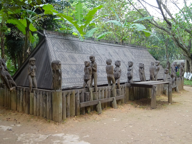 A traditional tomb of the Giarai ethnic group from the Central Highlands