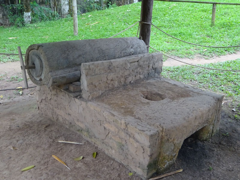 A traditional small village forge (the handle on the upper left is used to pump the cylindrical bellows)
