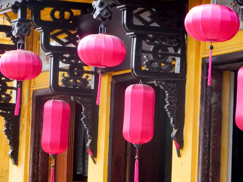 Some of Hoi An's ubiquitous lanterns