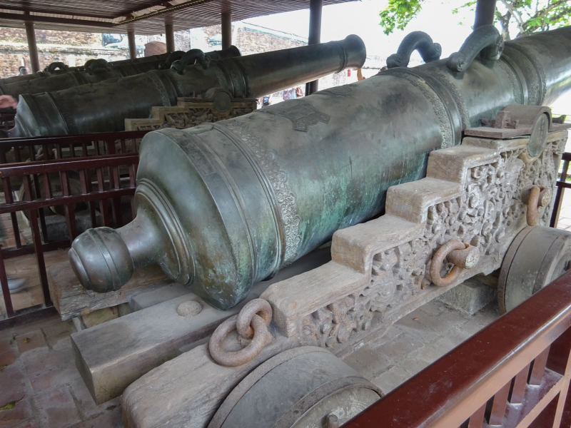 The cannons were never used for military purposes but were considered guardian spirits of the citadel.