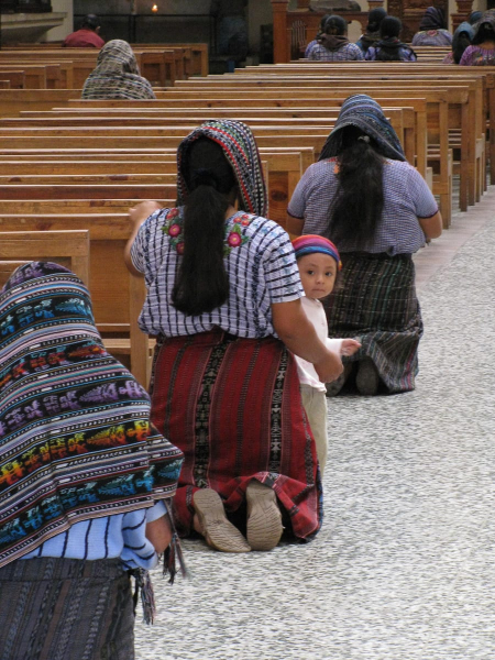 A woman's "everything cloth" is also useful for covering her head in church.