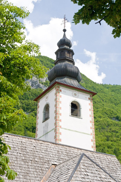 The steeple was built in 1738