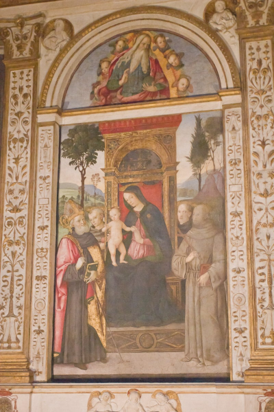 Another Pinturicchio fresco in Santa Maria de Popolo church