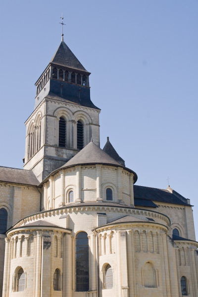 The Royal Abbey of Fontevraud, built in the 1100s, was the burial place of Plantagenat monarchs