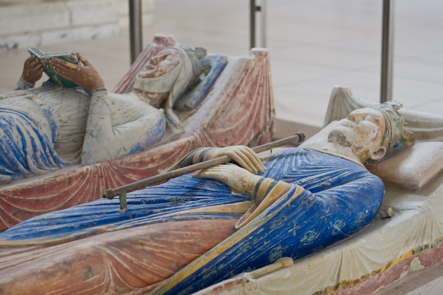 . . . and of his wife, Queen Eleanor of Aquitaine
