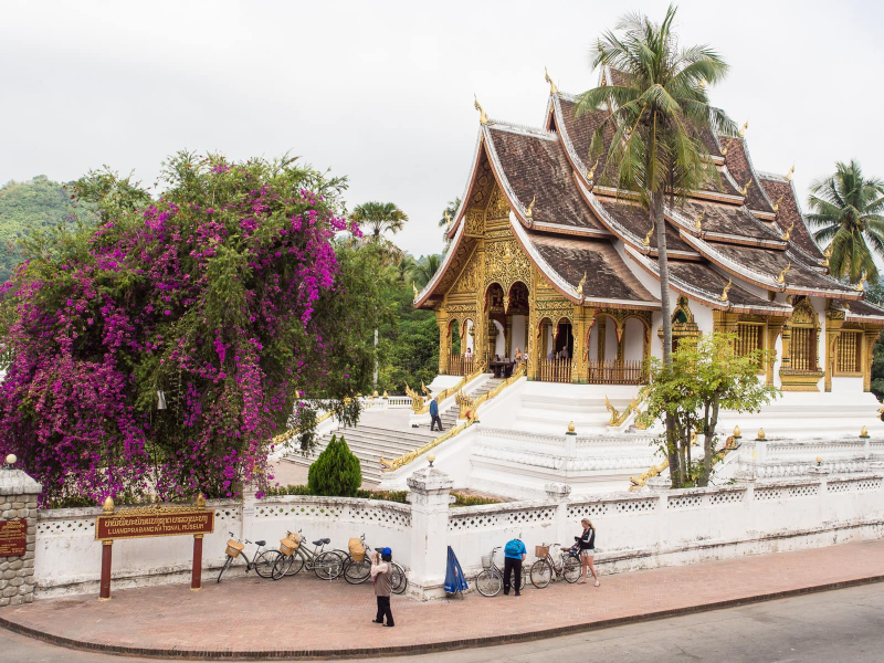 At the Luang Prabang national museum (a former royal palace), this temple houses the Pha Bang, the centuries-old golden Buddha for which Luang Prabang was named