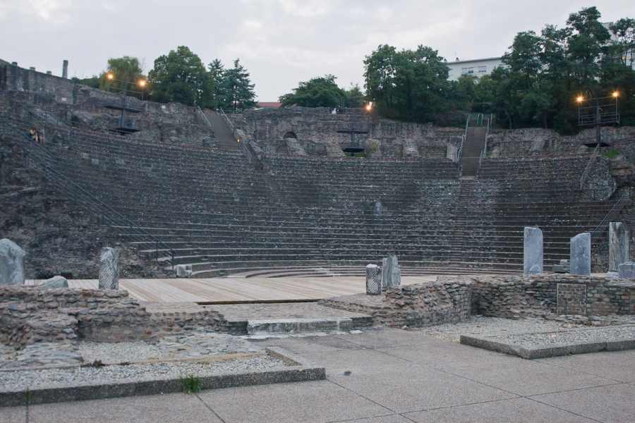 Lyon was the capital of Roman Gaul; this theater is one of two that survive in the city