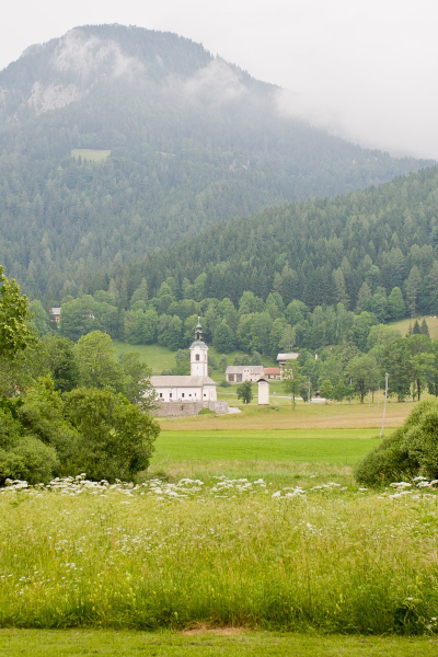 A typical northwest Slovenian village church