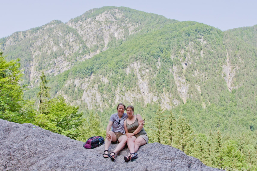 Chris and Melissa enjoying the mountains
