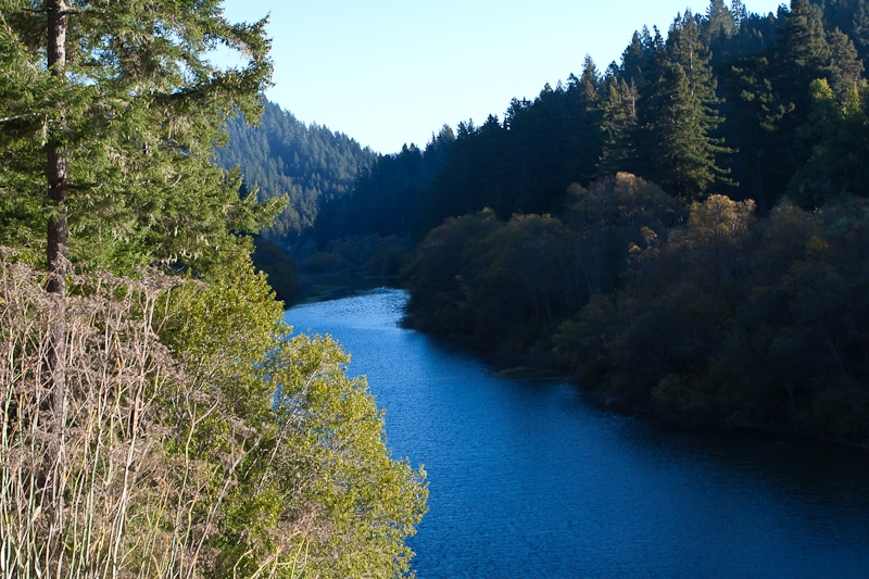 The Russian River in Guerneville
