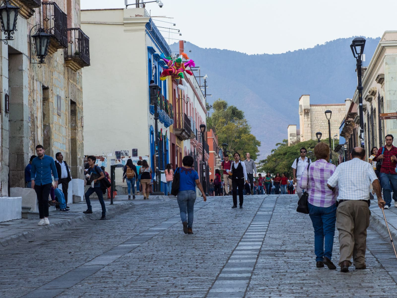 Oaxaca'a main shopping street, the Alcala, is off-limits to cars and great for strolling